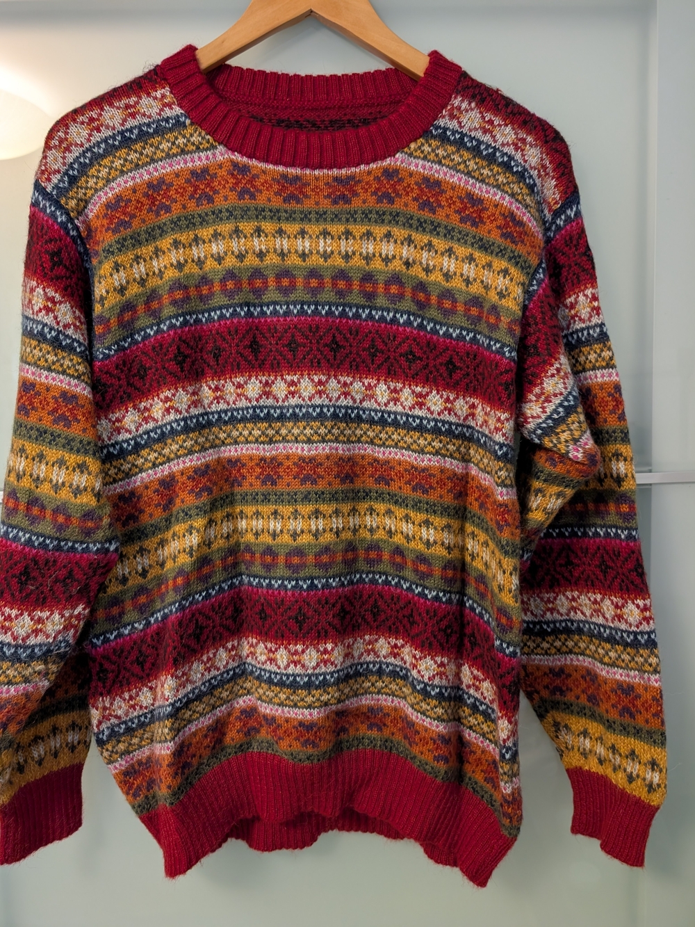 Alpaca Fair Isle Sweater
